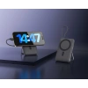 Realpower 10000mAh 22.5W Hızlı Şarj Manyetik MagSafe Powerbank Gri Dahili Kablolu Taşınabilir Şarj Cihazı LED Göstergeli PB10KGR3