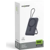Realpower 10000mAh 22.5W Hızlı Şarj Manyetik MagSafe Powerbank Gri Dahili Kablolu Taşınabilir Şarj Cihazı LED Göstergeli PB10KGR3