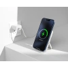 Realpower 10000mAh 22.5W Hızlı Şarj Manyetik MagSafe Powerbank Silver Dahili Kablolu Taşınabilir Şarj Cihazı LED Göstergeli PB10KSL3
