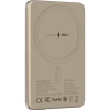 Realpower 5000mAh R Mag Slim MagSafe 20W Hızlı Manyetik Kablosuz Powerbank Çöl Titanyum MP-5KDT2