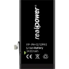 RealPower Apple Uyumlu iPhone 12 Pro Batarya 3400mAh Yüksek Kapasiteli Güçlendirilmiş Pil