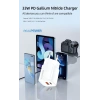Realpower 33W GaN USB-C PD Hızlı Şarj Adaptörü Şarj Aleti ve USB-C to USB-C Kablo Seti Beyaz RP-CG33CW