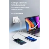 Realpower 100W GaN 3 Çıkışlı USB-C1/C2/A PD Hızlı Şarj Adaptörü ve USB-C to USB-C Kablo Seti Siyah RP-CG100CB