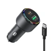 Realpower 38W USB-C ve USB-A Çift Çıkışlı PD Hızlı Araç Şarj Adaptörü ve USB-C to Lightning Kablo Seti RP-CC38W