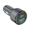 Realpower 38W USB-C ve USB-A Çift Çıkışlı PD Hızlı Araç Şarj Adaptörü ve USB-C to Lightning Kablo Seti RP-CC38W