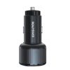 Realpower 48W USB-C ve USB-A Çift Çıkışlı PD Hızlı Araç Şarj Adaptörü ve USB-C to USB-C Kablo Seti RP-CC48W