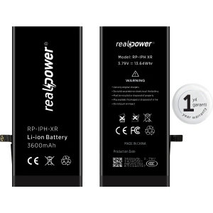 RealPower Apple Uyumlu iPhone Xr Yüksek Kapasiteli Batarya 3600mah