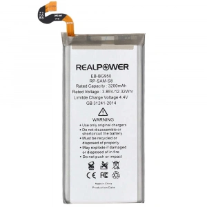 RealPower Samsung Uyumlu Galaxy S8 G950 Batarya 3200mah