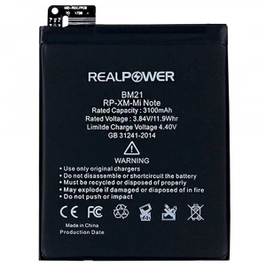 RealPower Xiaomi Uyumlu Mi Note Batarya 3100mah