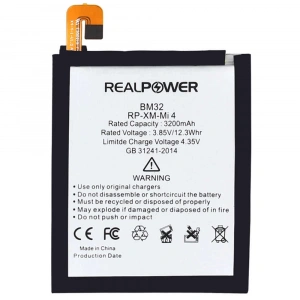 RealPower Xiaomi Uyumlu Mi 4 Batarya 3200mah