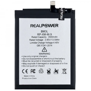 RealPower Xiaomi Uyumlu Mi 9 Batarya 3500mah