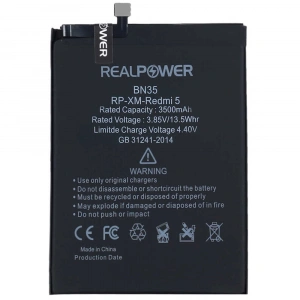 RealPower Xiaomi Uyumlu Redmi 5 Batarya 3500mah
