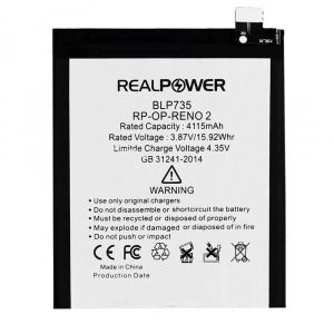 RealPower Oppo Uyumlu Reno 2 Batarya 4115mah
