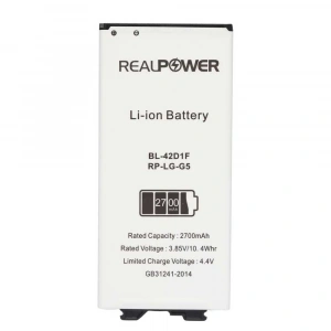 RealPower Lg Uyumlu G5 H850 Batarya Pil