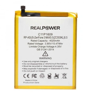 RealPower Asus Uyumlu Zenfone 3 Max 5.5  Batarya
