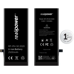 RealPower Apple Uyumlu iPhone Se 2020 Yüksek Kapasiteli Batarya 2500mah