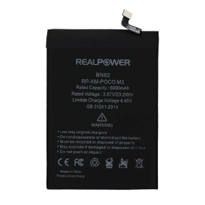 RealPower Xiaomi Uyumlu Redmi 9t Batarya Pil