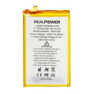 RealPower Zte Uyumlu Blade A610 Plus Batarya