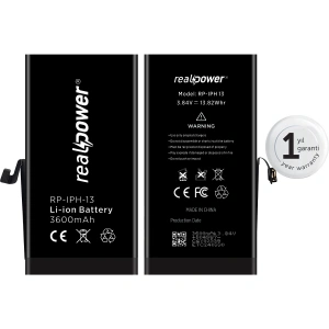 RealPower Apple Uyumlu iPhone 13 Yüksek Kapasiteli Batarya 3600mah