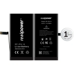 RealPower Apple Uyumlu iPhone 14 Yüksek Kapasiteli Batarya 3650mah