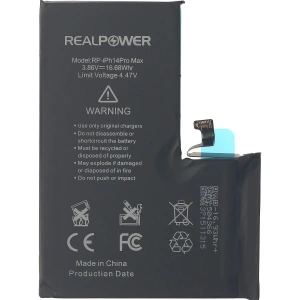 RealPower Apple Uyumlu iPhone 14 Pro Max Yüksek Kapasiteli Batarya