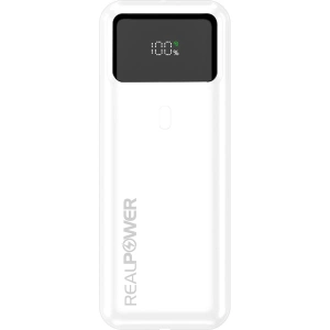Realpower 20000mAh 22.5W Taşınabilir Beyaz Powerbank RP-PB2W
