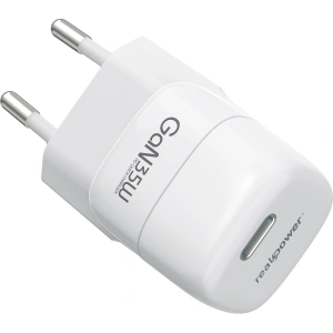 Realpower 35W GaN USB-C PD Hızlı Şarj Adaptörü Şarj Aleti Beyaz TC35WWH3
