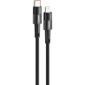 Realpower 20W USB-C to Lightning Örgülü Hızlı Şarj ve Data Kablosu 1 Metre Siyah CA-20WCLBK2
