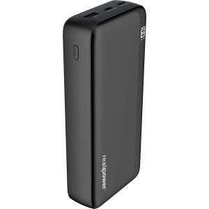 Realpower 20000mAh 20W Hızlı Şarj Powerbank Siyah Taşınabilir Şarj Cihazı LED Göstergeli PB20KBK