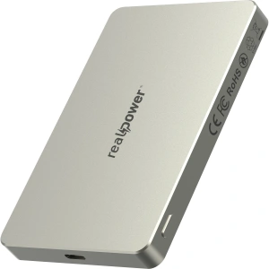 Realpower 5000mAh R Mag Air MagSafe 20W Hızlı Manyetik Kablosuz Powerbank Natürel Titanyum MP-5KNT