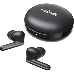 Realpower RealBuds Core Neo Bluetooth Kulak İçi Kulaklık ANC Gürültü Önleyici Dokunmatik Kontrol HD Mikrofonlu Type-C Hızlı Şarjlı Siyah EP-ANC09BK