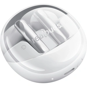 Realpower RealBuds Folia Bluetooth Kulak İçi Kulaklık ENC Dokunmatik Kontrol HD Mikrofonlu Type-C Hızlı Şarjlı Beyaz EP-ENC32WH