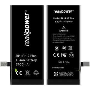 RealPower Apple Uyumlu iPhone 7 Plus Batarya 3700mAh Yüksek Kapasiteli Güçlendirilmiş Pil
