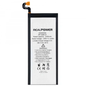 RealPower Samsung Uyumlu Galaxy S7 G930 Batarya 3200mAh Li-Polymer Uzun Ömürlü Pil