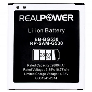 RealPower Samsung Uyumlu Galaxy Grand Prime G530 Batarya 2800mAh Li-Polymer Uzun Ömürlü Pil