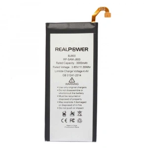 RealPower Samsung Uyumlu Galaxy J8 J810 Batarya 3500mAh Li-Polymer Uzun Ömürlü Pil