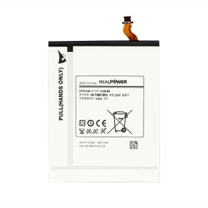 RealPower Samsung Uyumlu Galaxy Tab 3 T110 Batarya 3600mAh Li-Polymer Uzun Ömürlü Pil