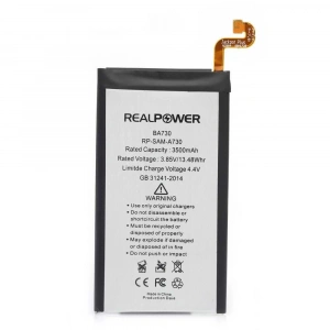 RealPower Samsung Uyumlu Galaxy A8 Plus 2018 A730 Batarya 3500mAh Li-Polymer Uzun Ömürlü Pil