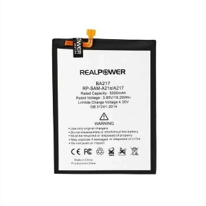 RealPower Samsung Uyumlu Galaxy A21s A217 Batarya 5000mAh Li-Polymer Uzun Ömürlü Pil