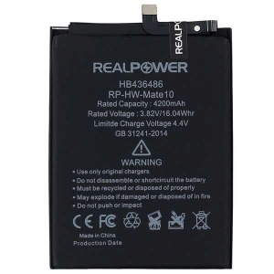 RealPower Huawei Uyumlu Mate 20 Batarya 4200mAh Li-Polymer Uzun Ömürlü Pil