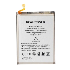 RealPower Samsung Uyumlu Galaxy M12 M127 Batarya 5000mAh Li-Polymer Uzun Ömürlü Pil