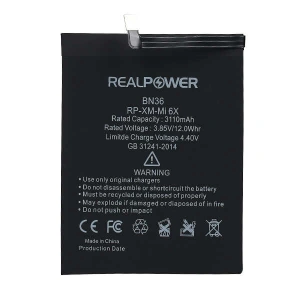 RealPower Xiaomi Uyumlu Mi A2 Batarya Li-Polymer Uzun Ömürlü Pil