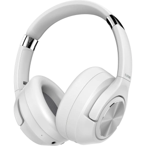 Realpower RealBuds Pro Bluetooth Kulaküstü Kulaklık Beyaz ANC + ENC Gürültü Önleyici Dokunmatik Kontrol HD Mikrofonlu Type-C Hızlı Şarjlı RP-RBP