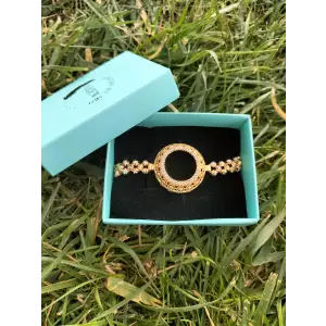 Yarımlık Çerçeveli Dorikalı Bileklik