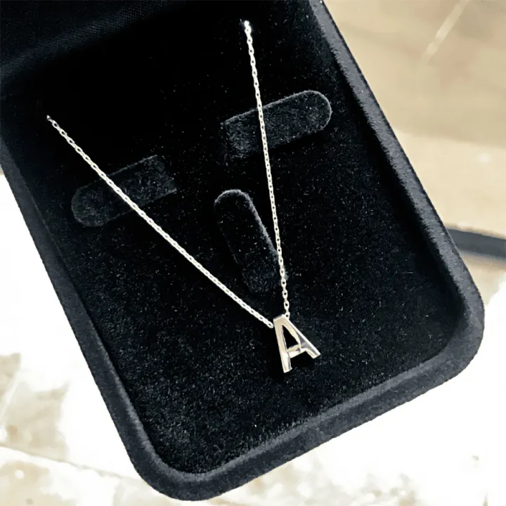 14 Ayar Altın 1cm Harf Kolye