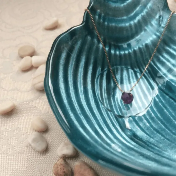 14 Ayar Altın Damla Taş Kolye