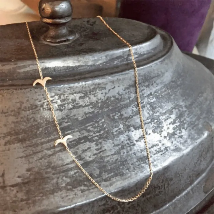 14 Ayar Altın Martı Kolye