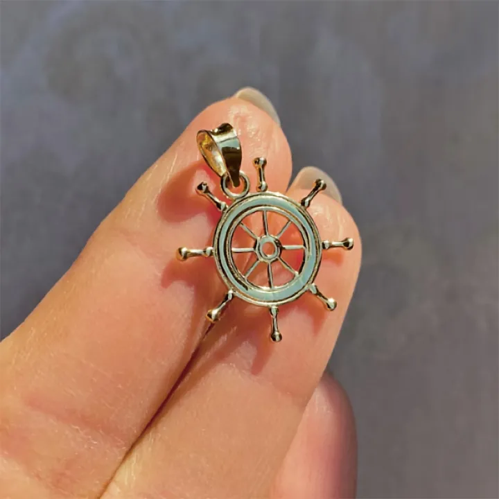 14 Ayar Altın Dümen Kolye Ucu