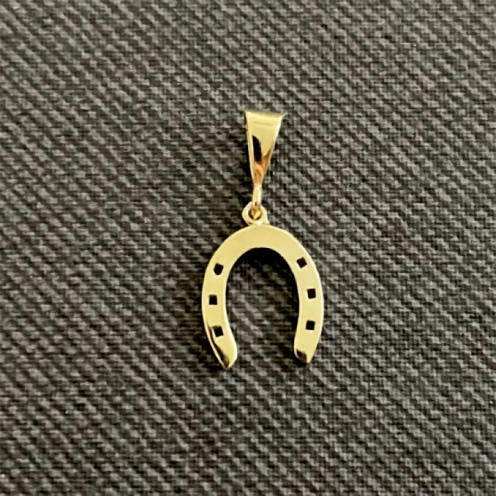 14 Ayar Altın At Nalı Kolye Ucu