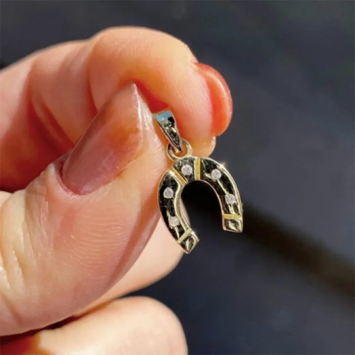 14 Ayar Altın At Nalı Kolye Ucu